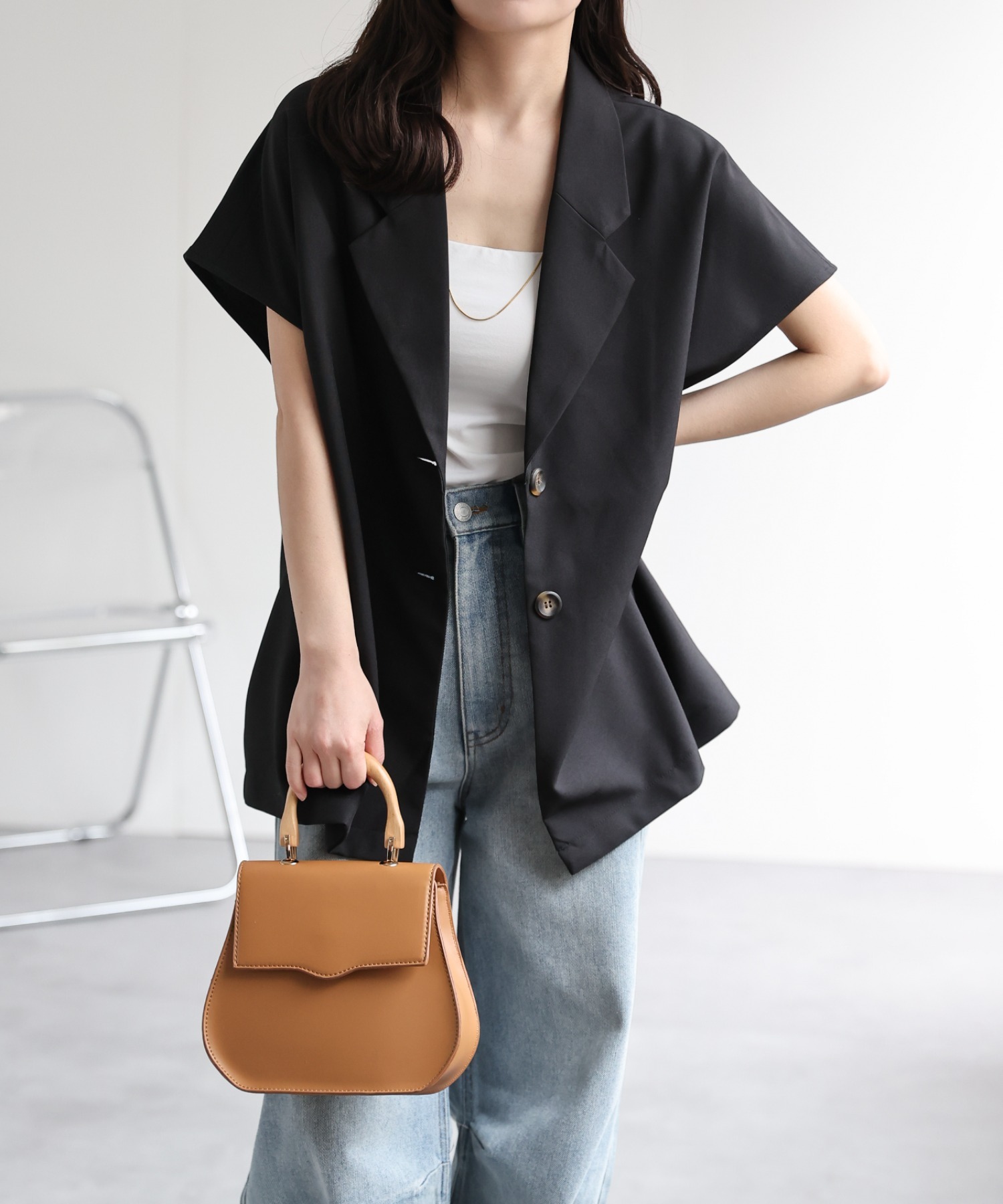 model：156cm 着用サイズ：FREE