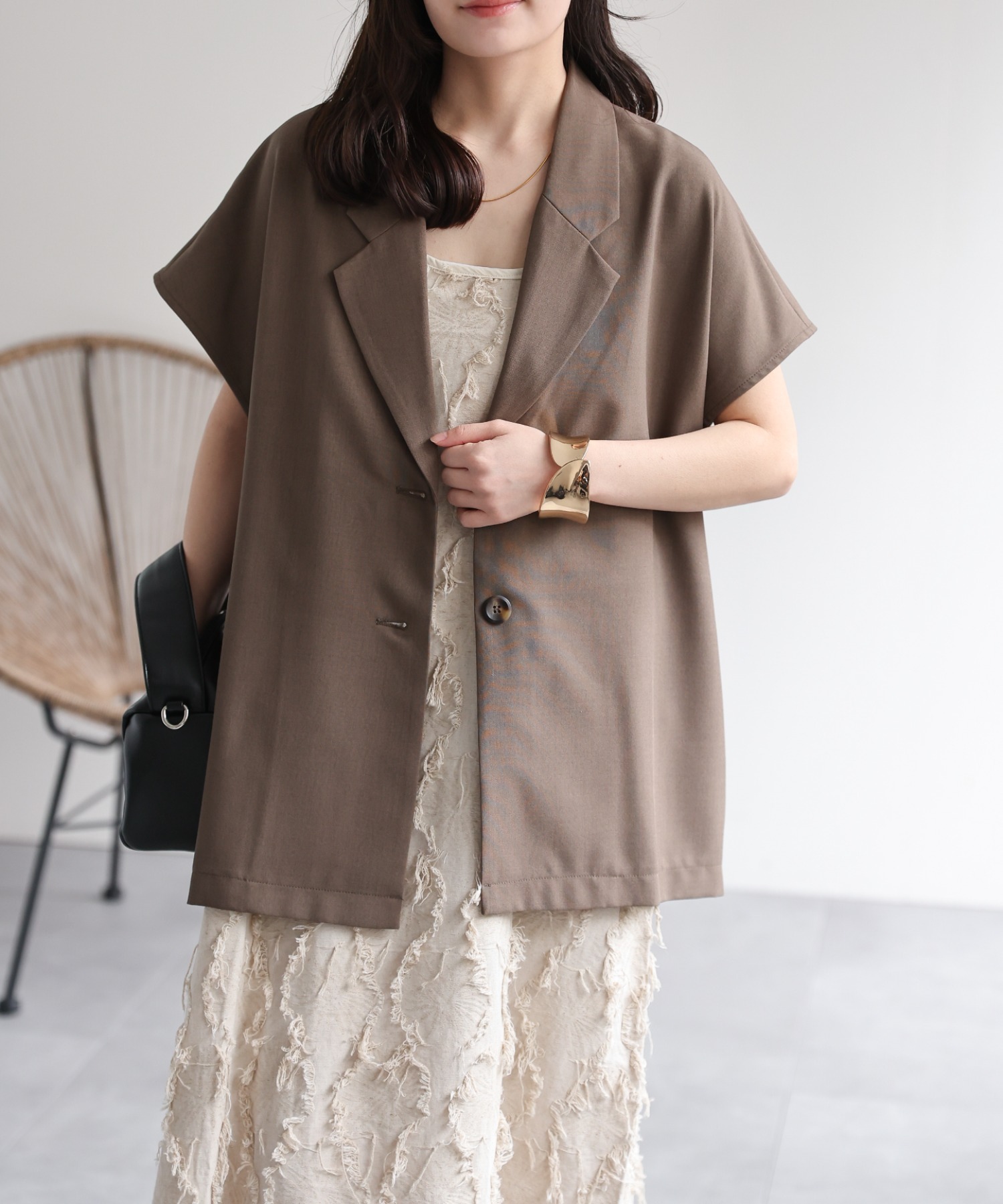 model：156cm 着用サイズ：FREE