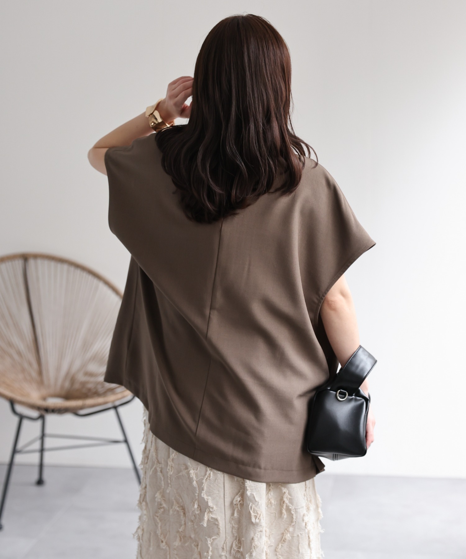 model：156cm 着用サイズ：FREE