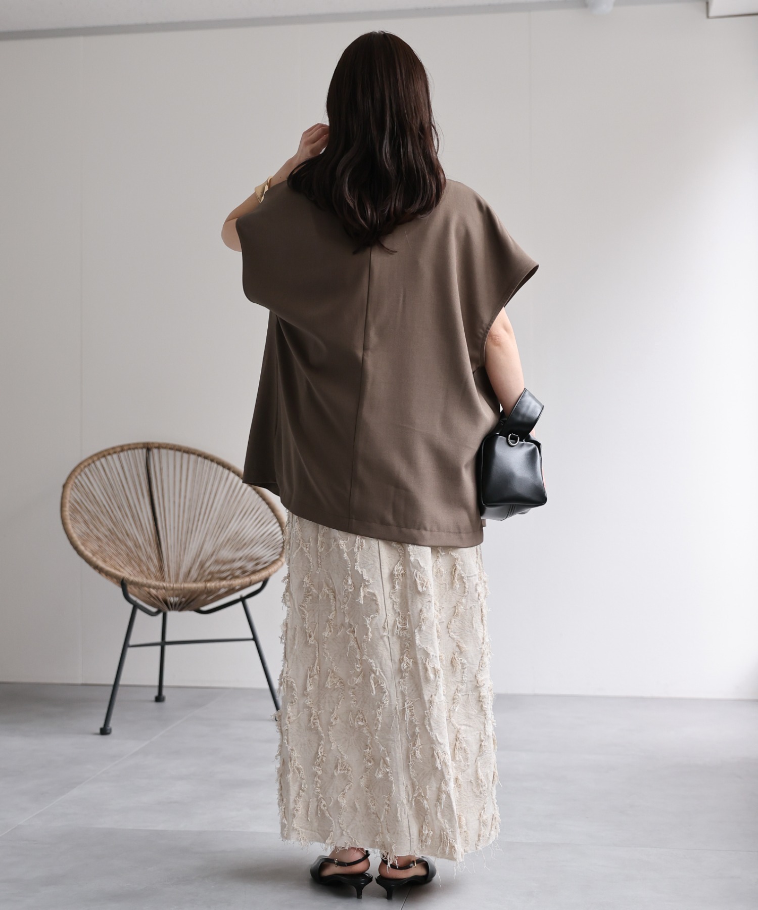model：156cm 着用サイズ：FREE