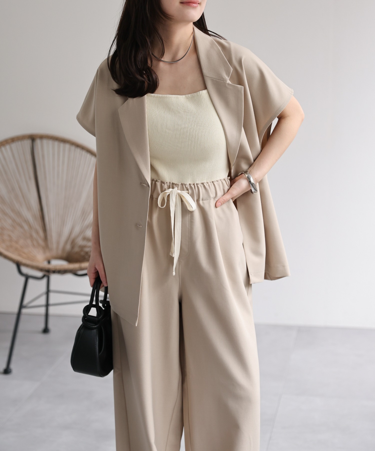 model：156cm 着用サイズ：FREE
