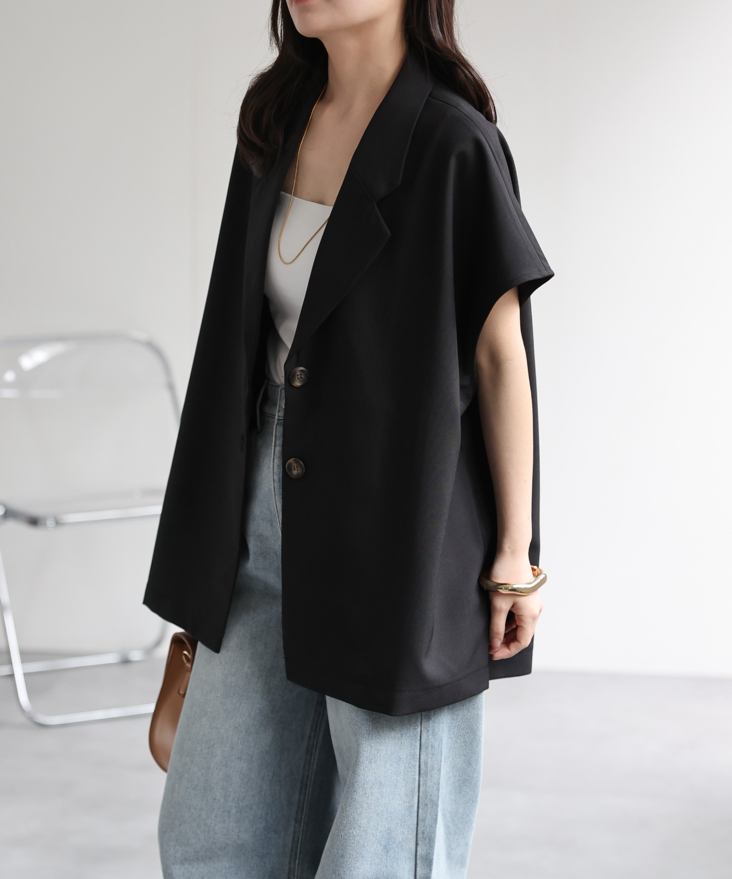 model：156cm 着用サイズ：FREE