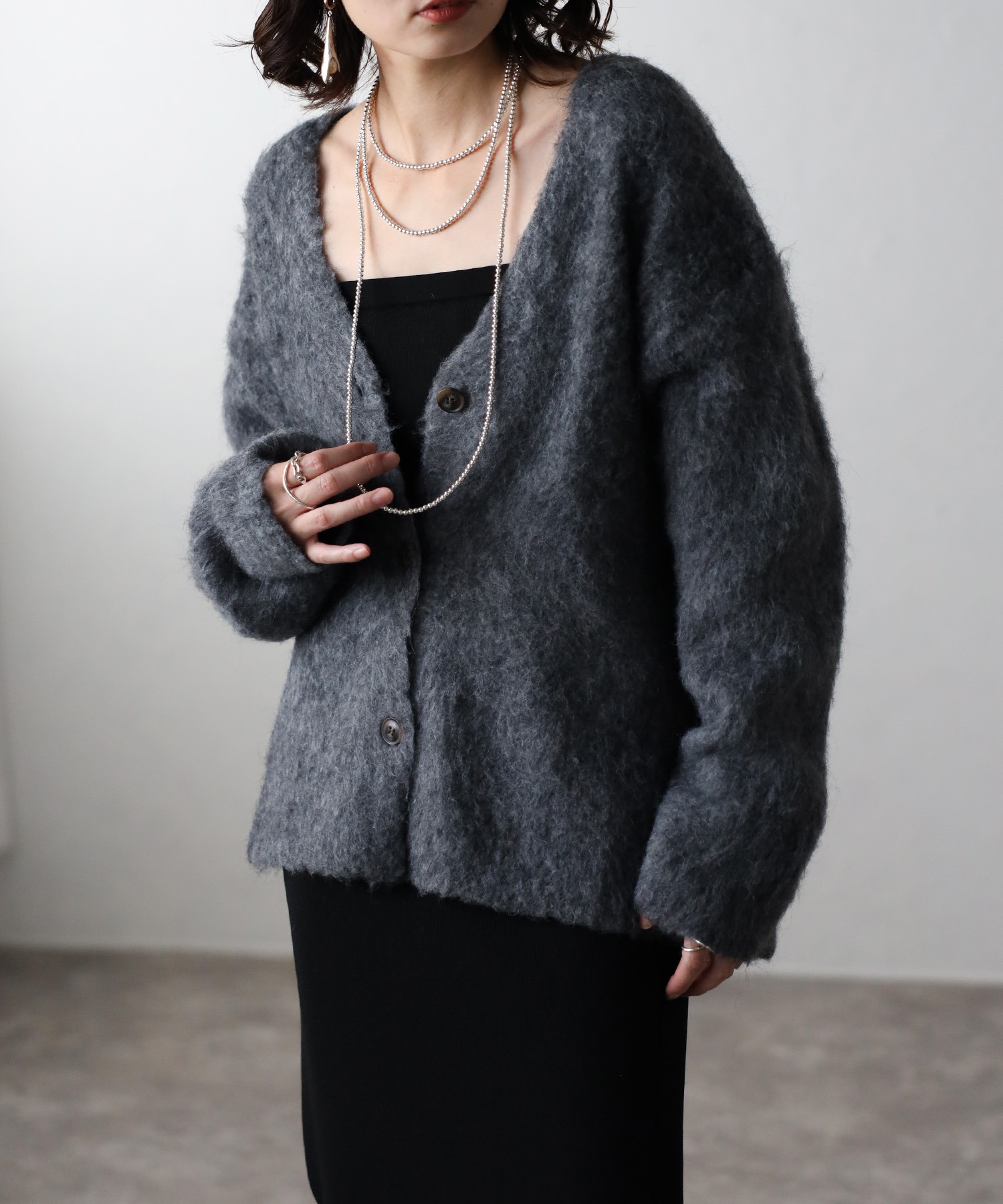 model：H158 着用サイズ：FREE