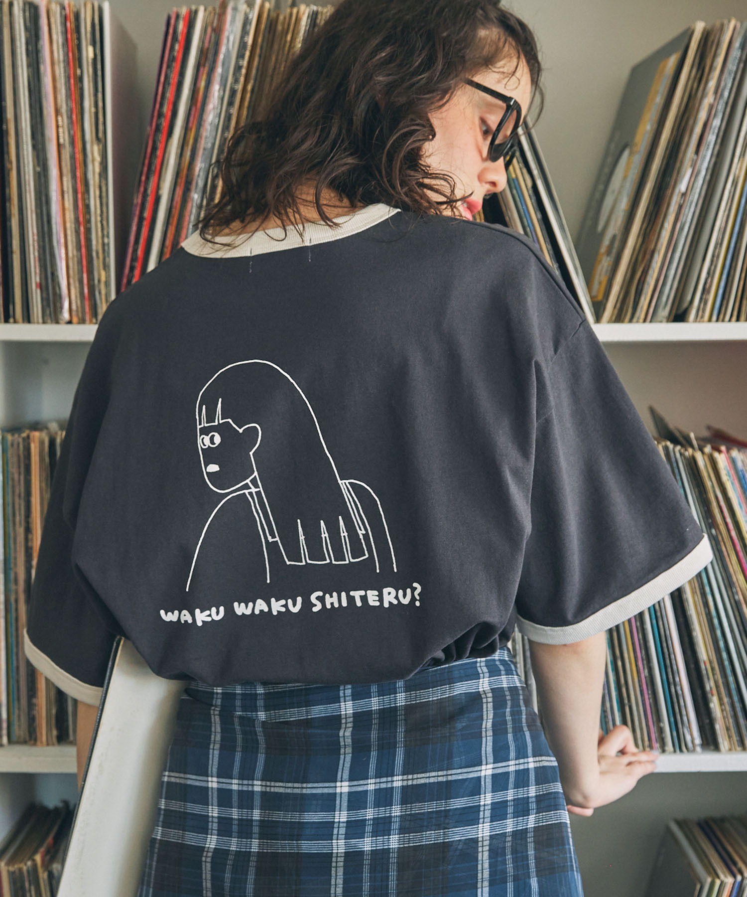 ナガシま モモ】コラボ アソート イラスト半袖Tシャツ MONO-MART