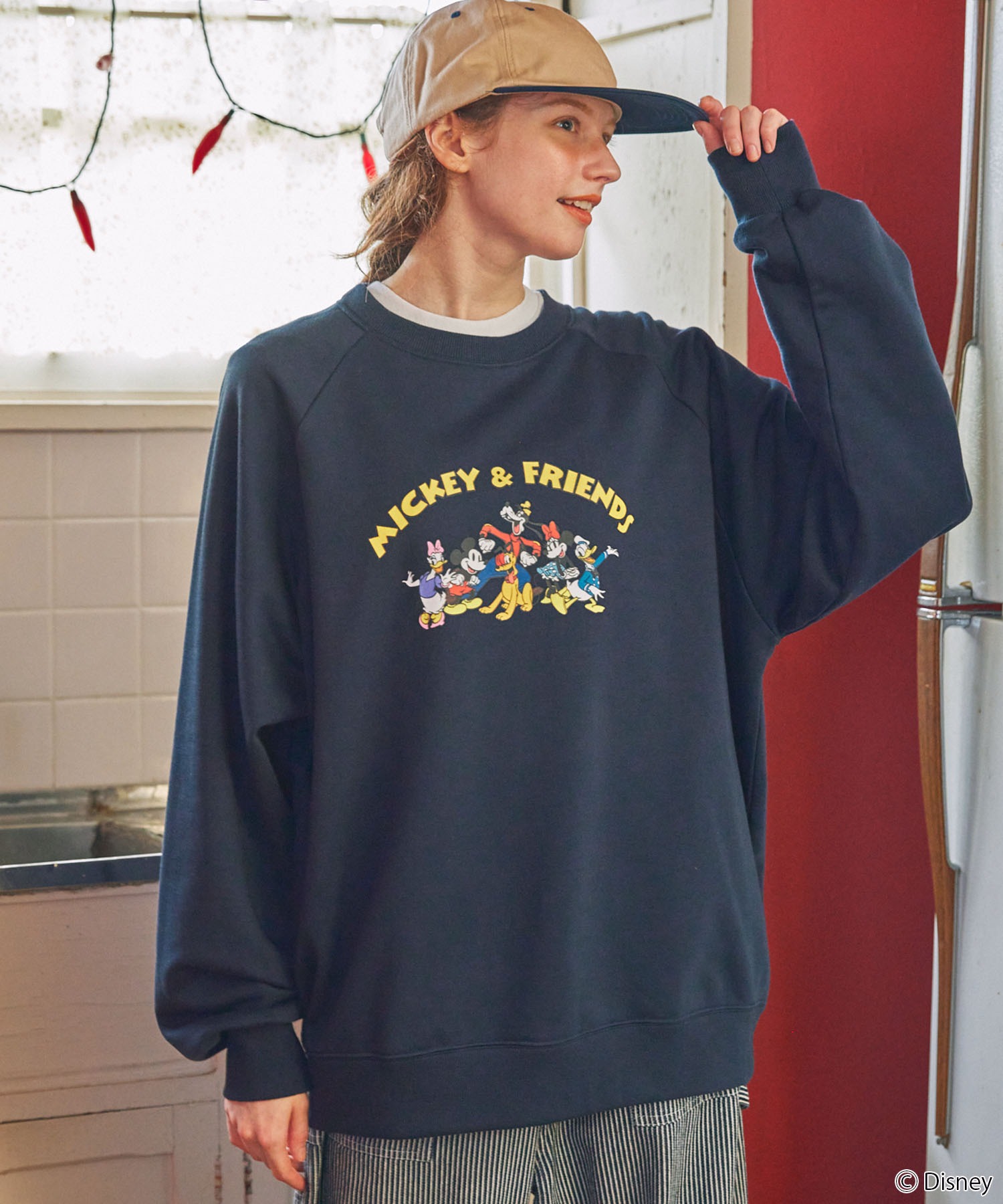 Disney】別注 Mickey&Friends ミッキー＆フレンズ ヴィンテージライク
