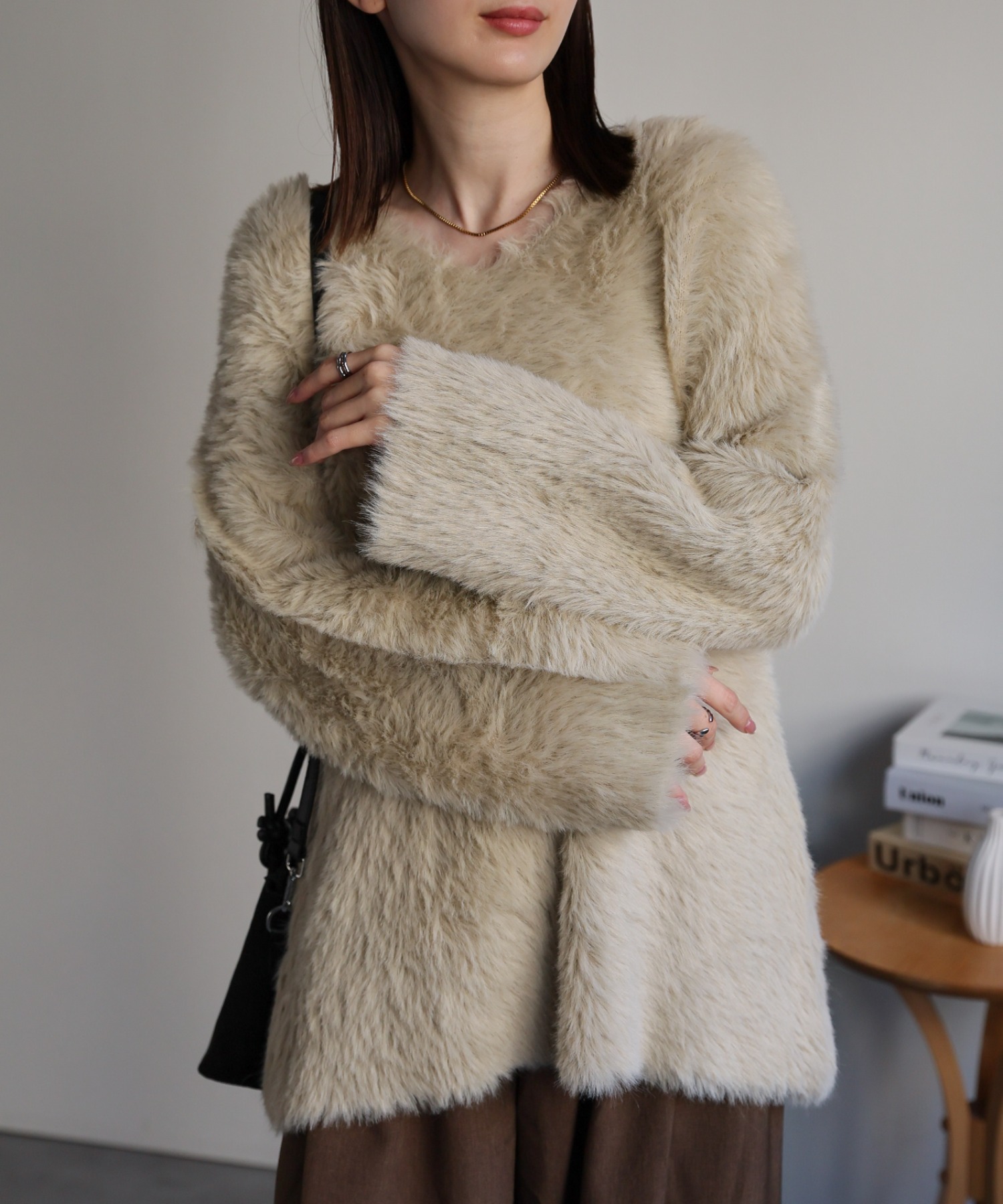 model:162cm 着用サイズ:F