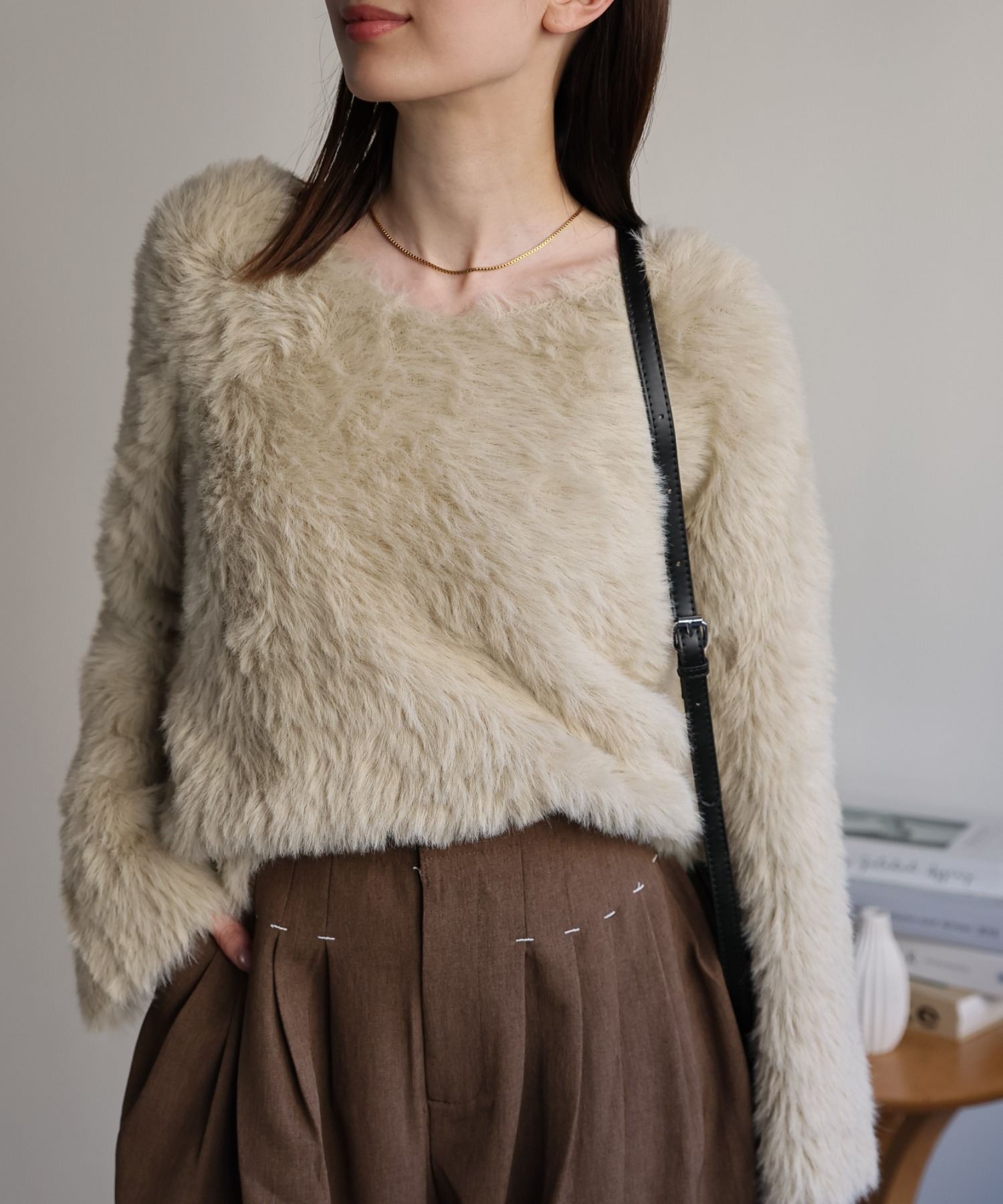 model:162cm 着用サイズ:F