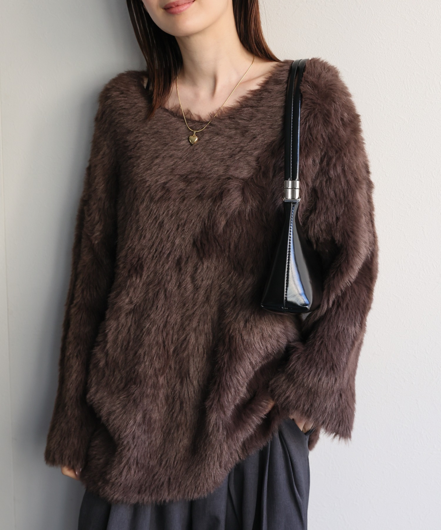 model:162cm 着用サイズ:F