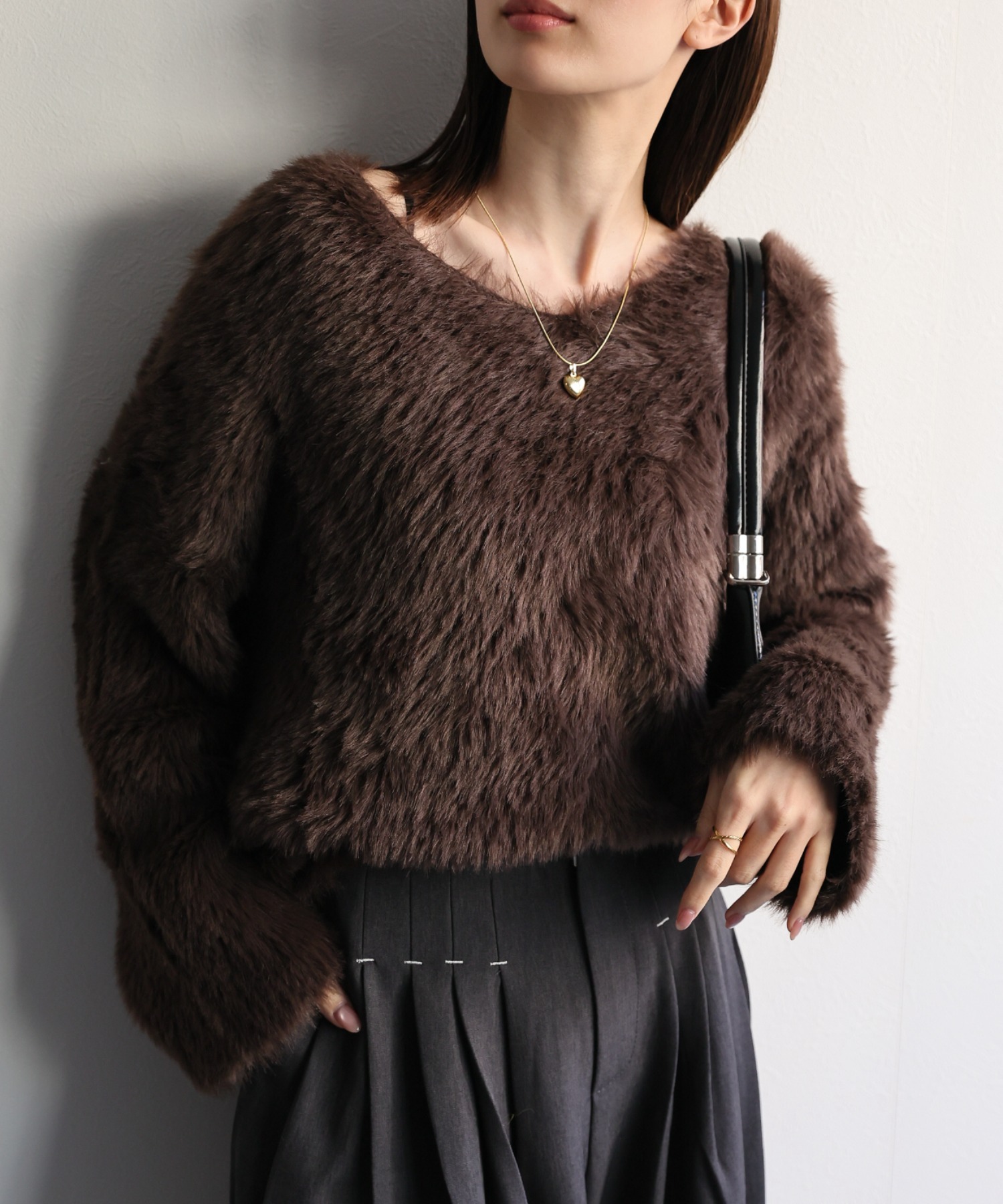 model:162cm 着用サイズ:F