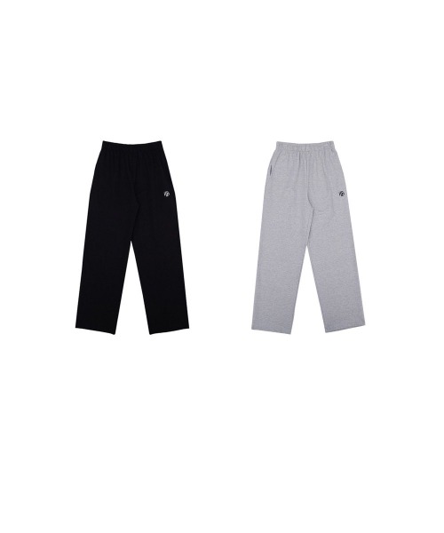 ●muahmuah● Logopoint training pants black _MUP23101_ MUAHMUAH) logo point training pants [black]
