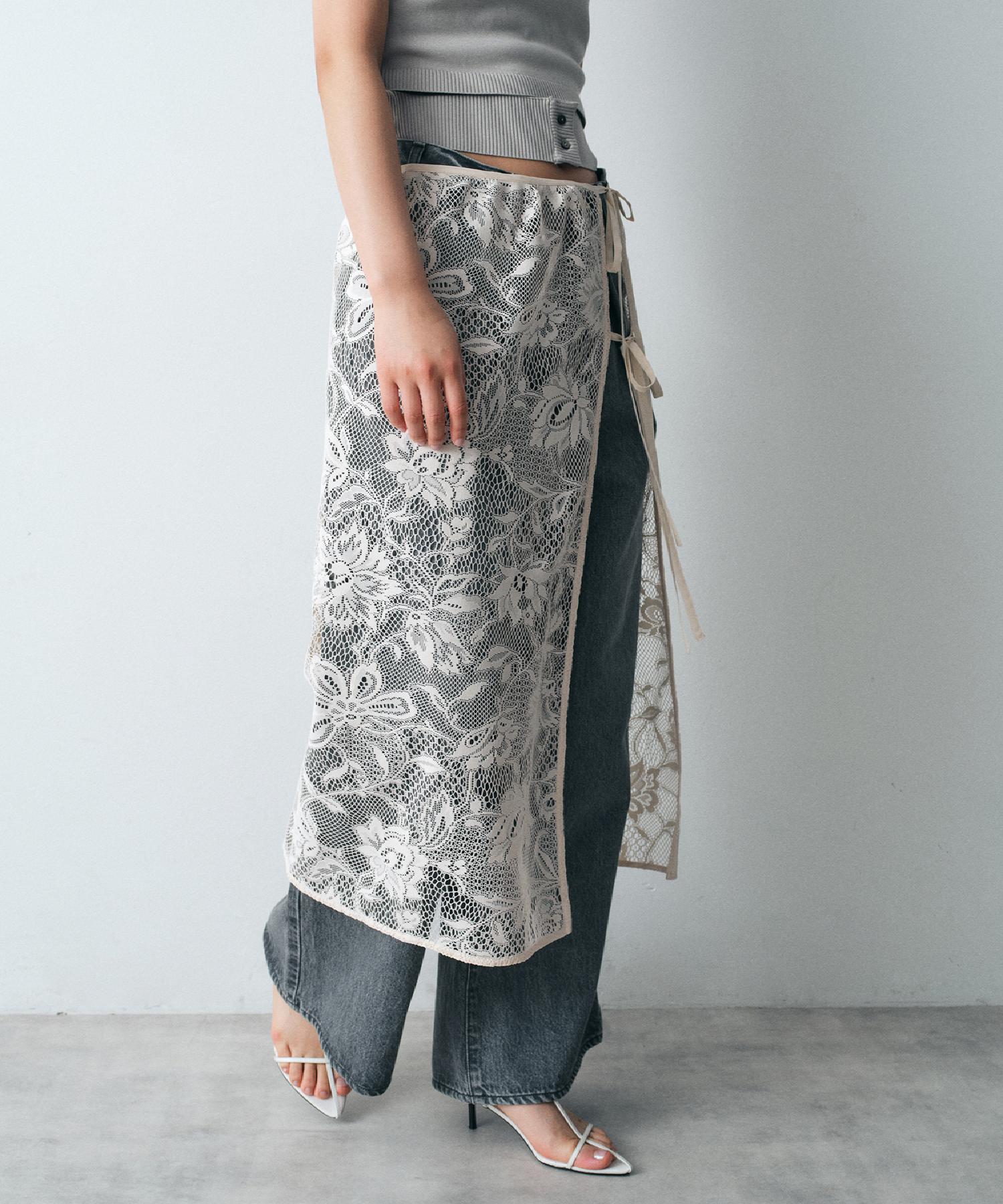 garden lace wrap skirt