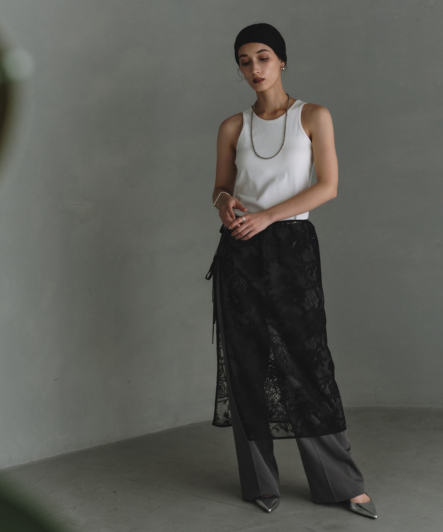 garden lace wrap skirt