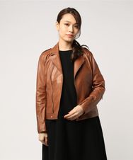 ラムレザー ライダースジャケット