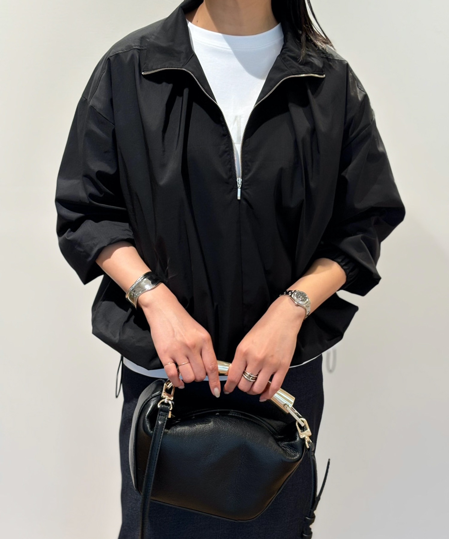 ハーフジップドロストヘムシャツ Emma Taylor│STYLEDOOR スタイルドア