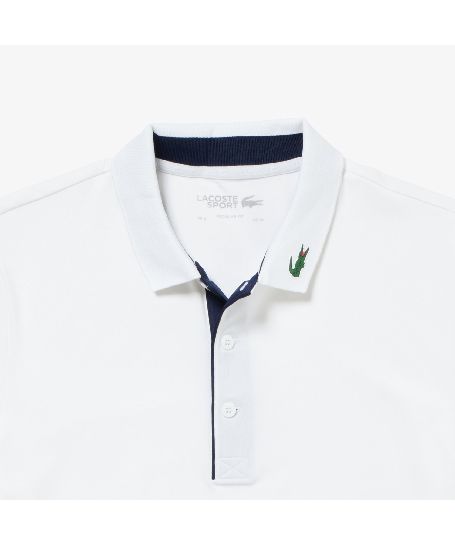 リブニットカラークロックゴルフポロシャツ