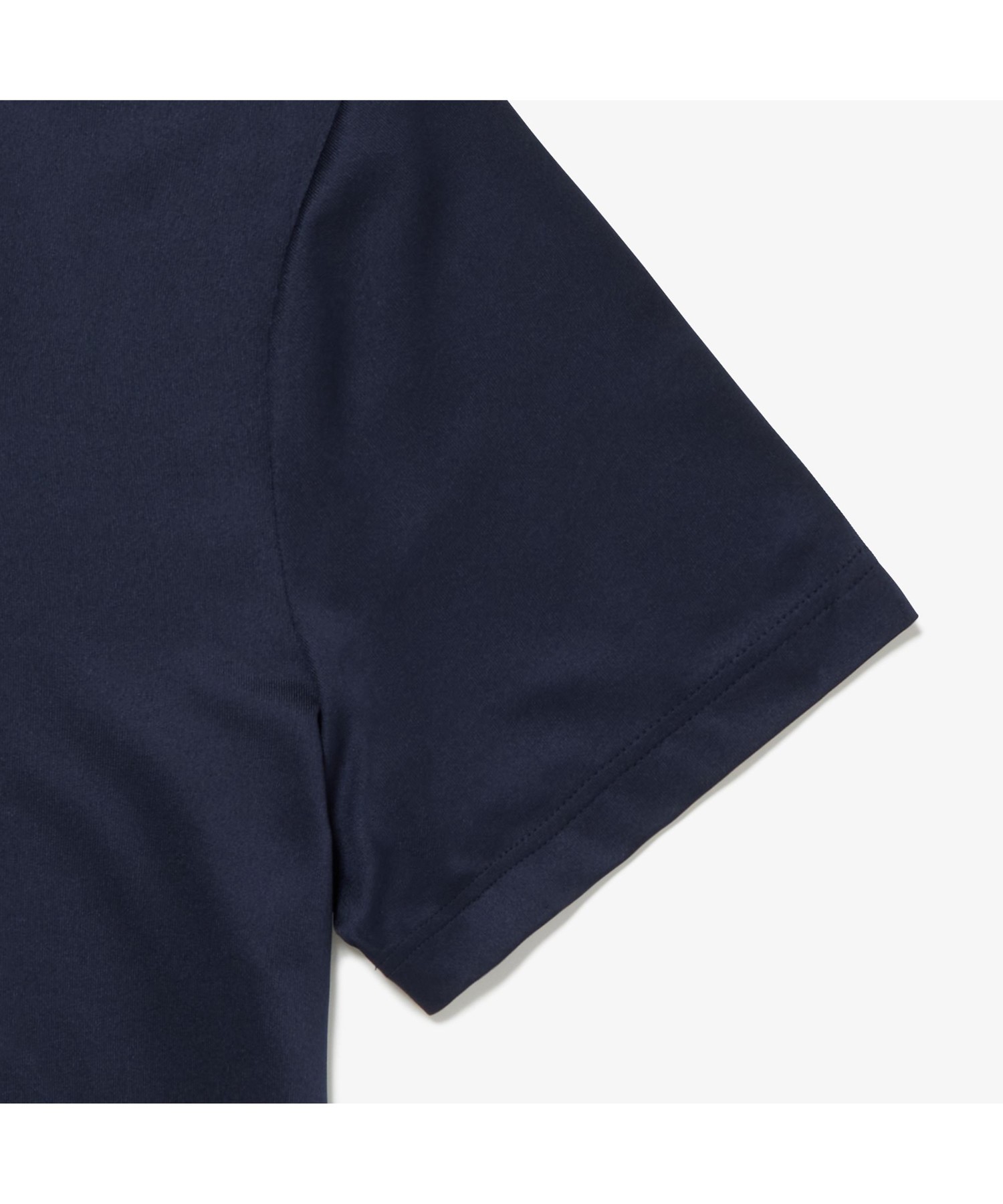 リブニットカラークロックゴルフポロシャツ