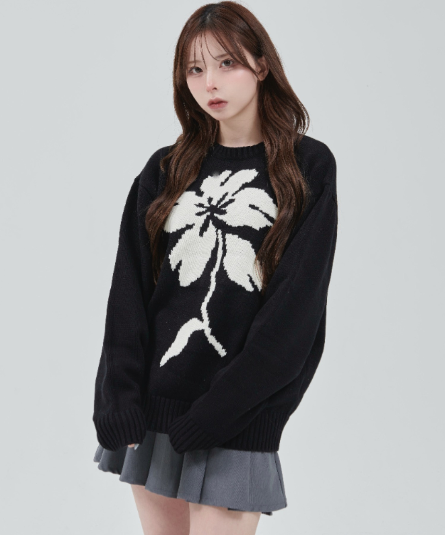 OY/オーワイ』 FLORAL BLOOM KNIT/フローラルブルームニット OY│A'GEM