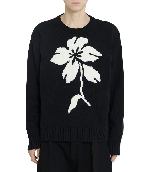 OY/オーワイ』 FLORAL BLOOM KNIT/フローラルブルームニット OY│A'GEM