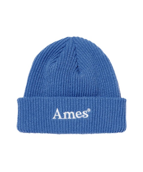 トップス AMES WORLDWIDE ニット ブルー LOGO KNIT