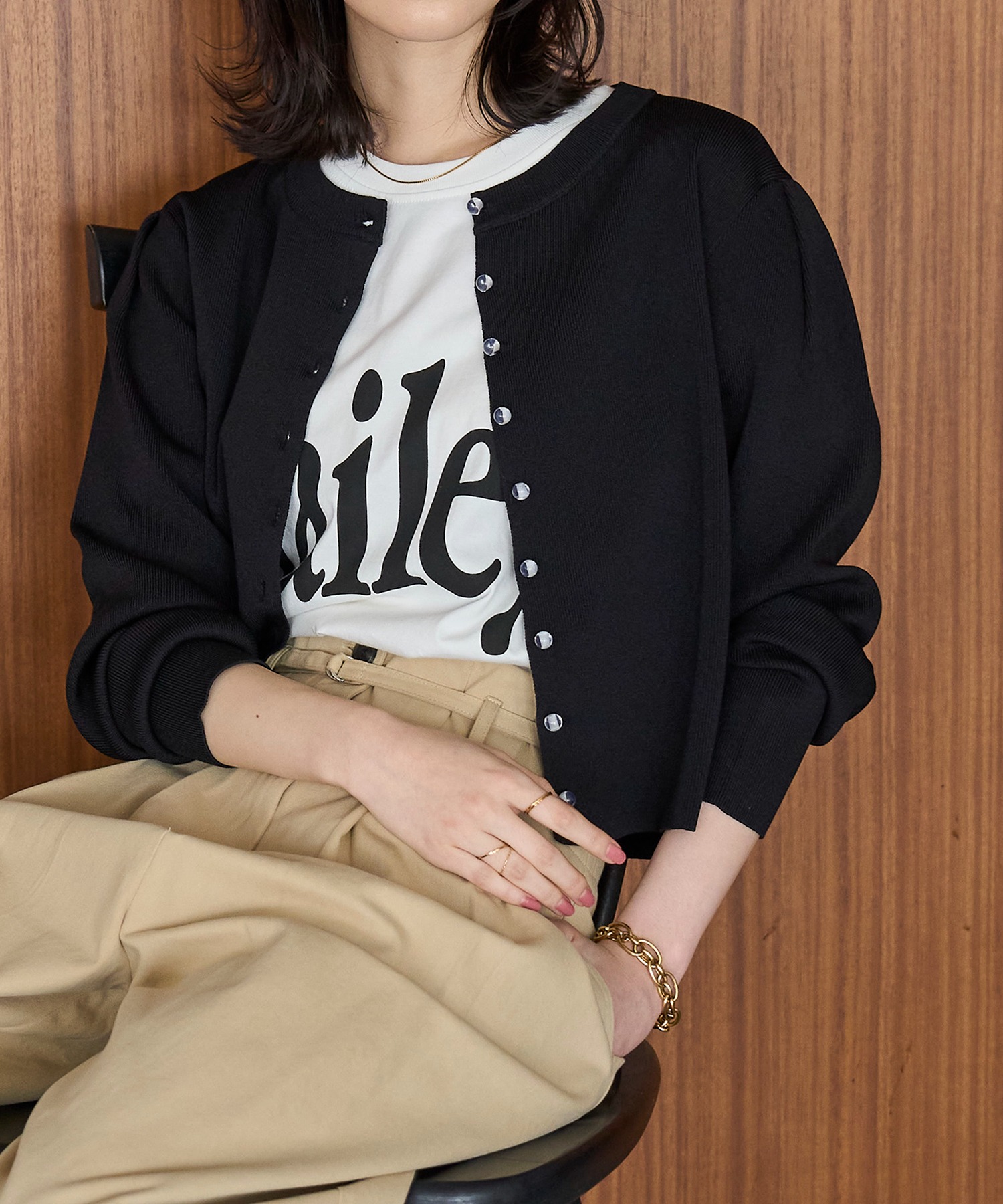 model：H166　着用サイズ：F