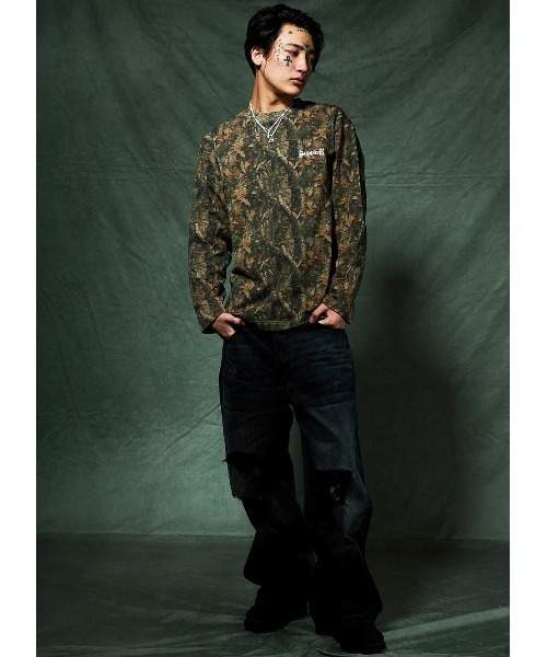 A'GEM/9 × .kom 『SUPPLIER/サプライヤー』 Cross Rhinestone Long