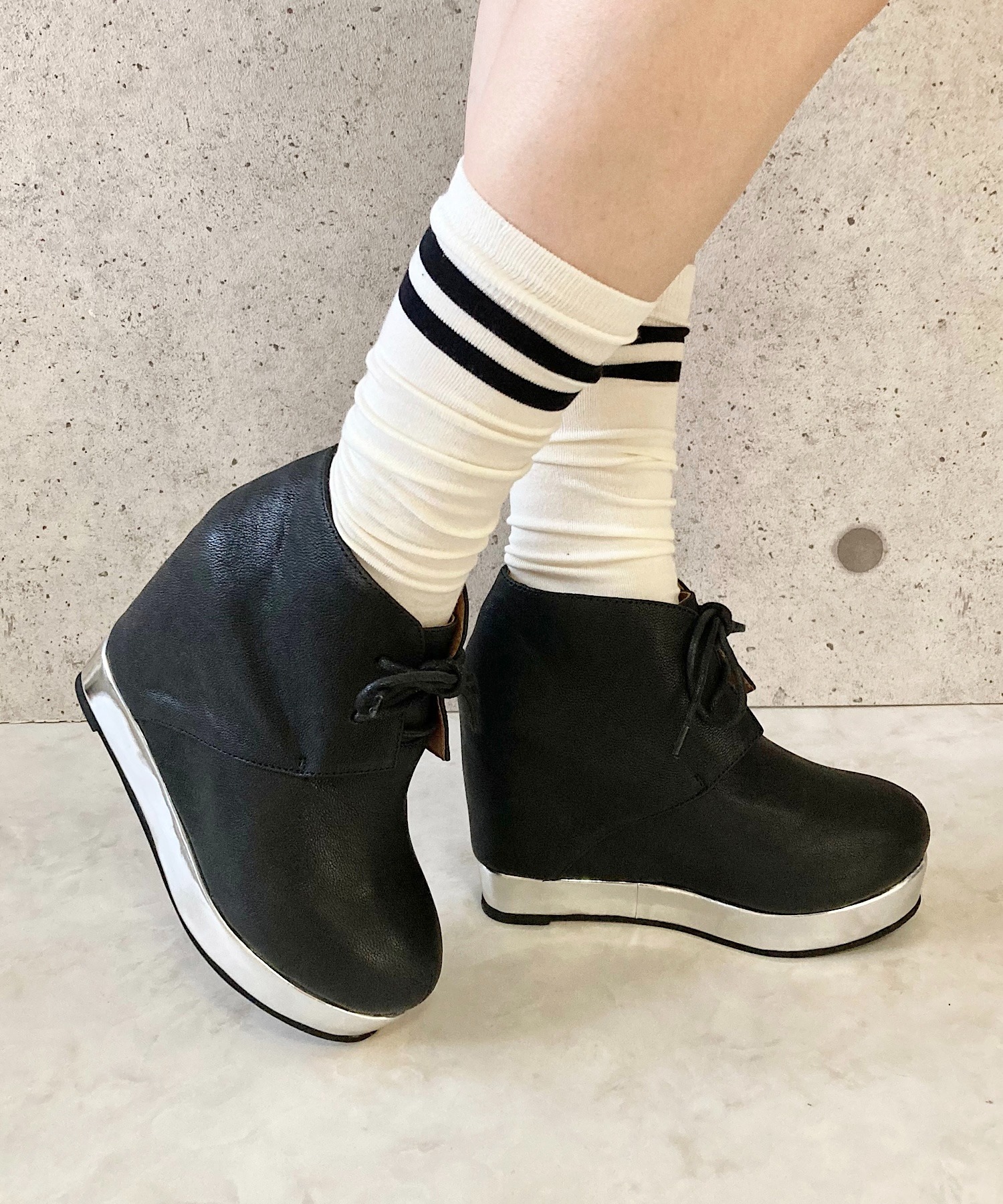 厚底 レースアップブーツ Jeffrey Campbell│Jeffrey Campbell
