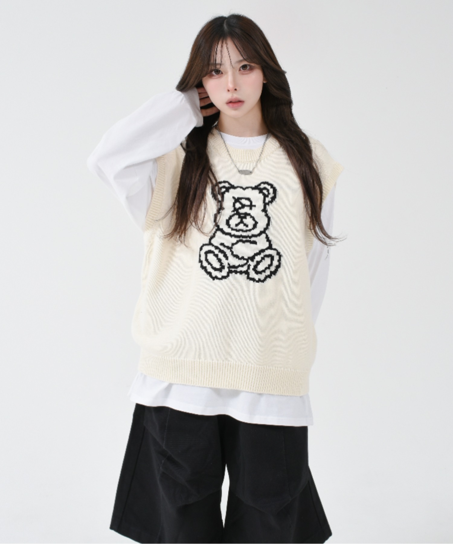 Pois♡アイボリー ニットベスト Fサイズ♡ OY/オーワイ』 DOLLY KINT VEST/オードリーニットベスト OY│A'GEM/9