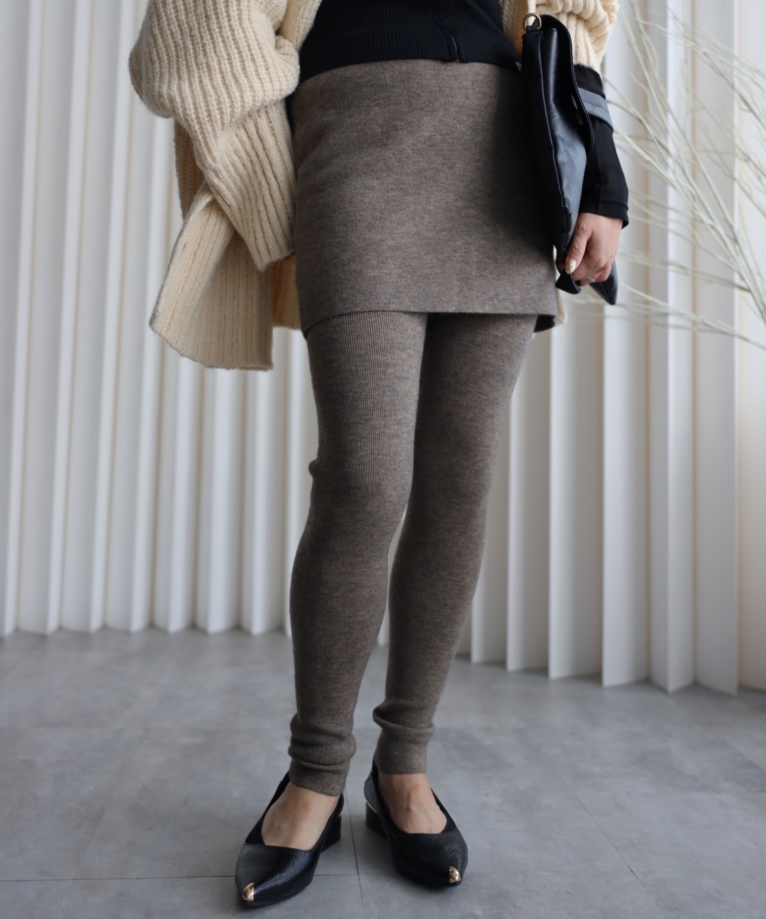 model：155cm. 着用サイズ：FREE