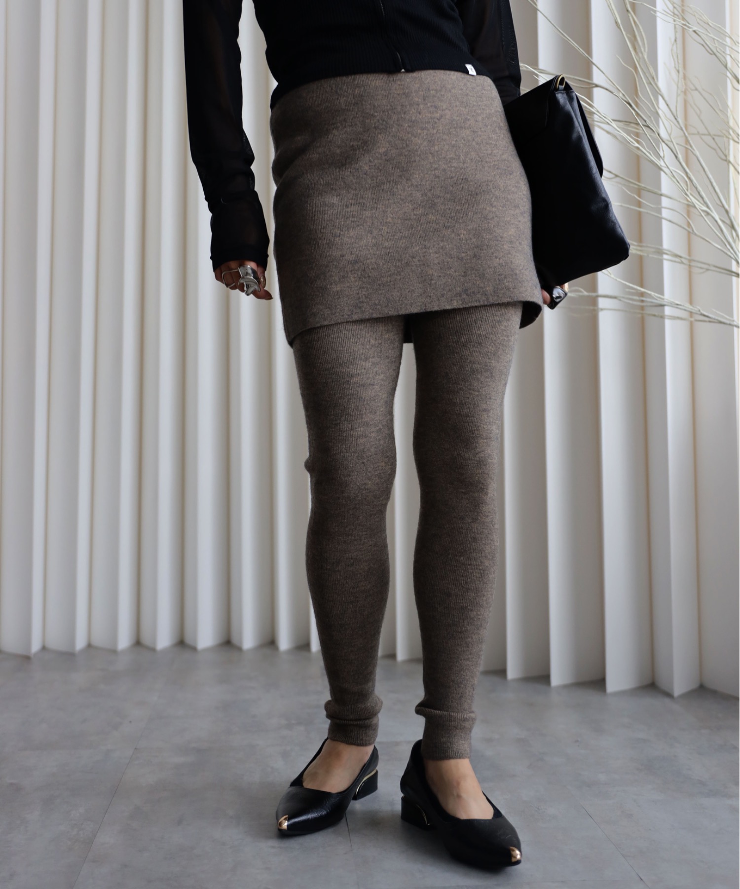 model：155cm. 着用サイズ：FREE