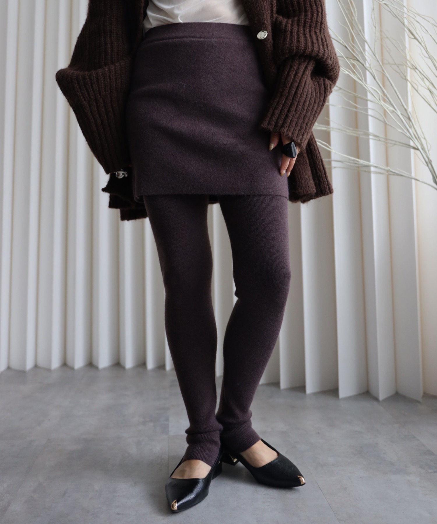 model：155cm. 着用サイズ：FREE