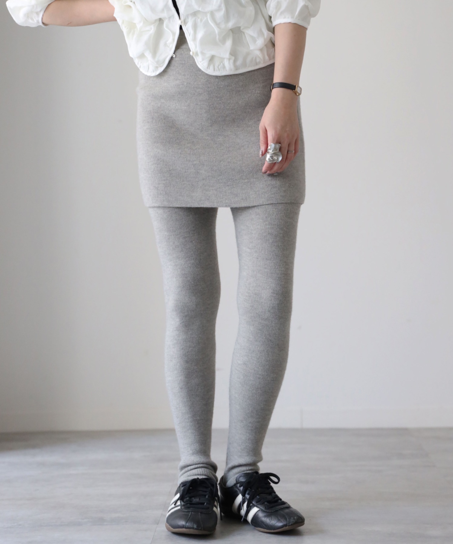 model：155cm. 着用サイズ：FREE