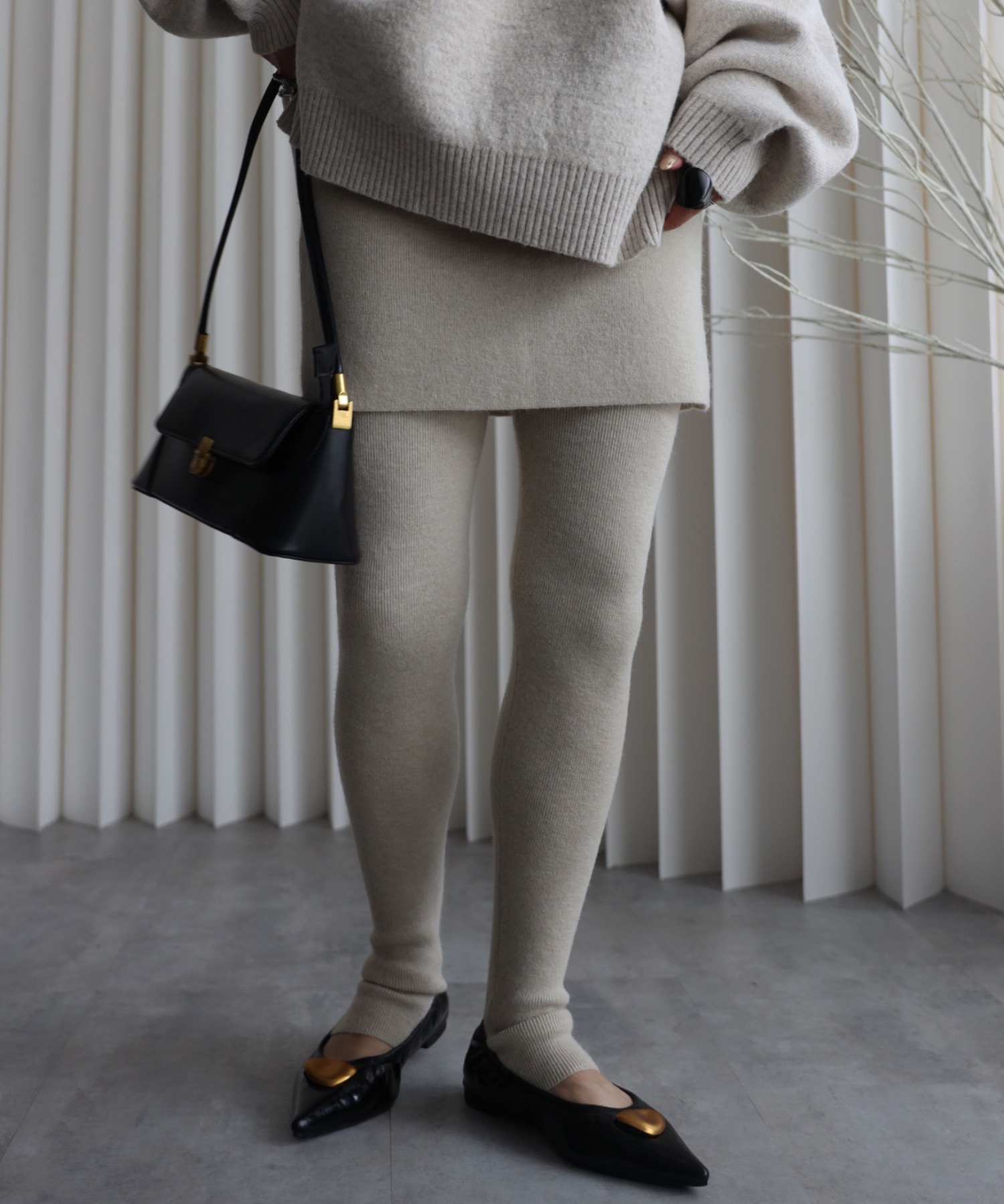 model：155cm. 着用サイズ：FREE