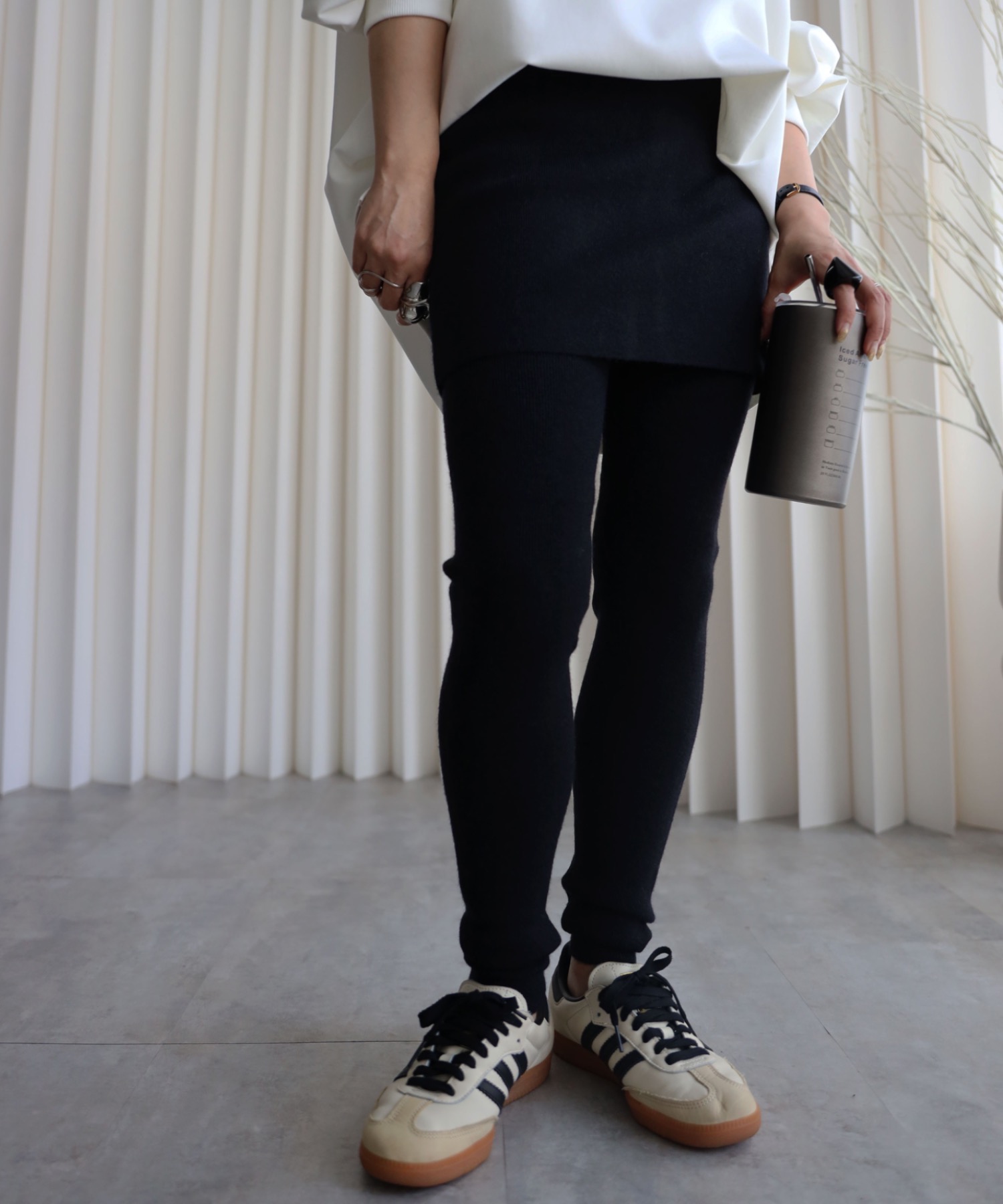 model：155cm. 着用サイズ：FREE