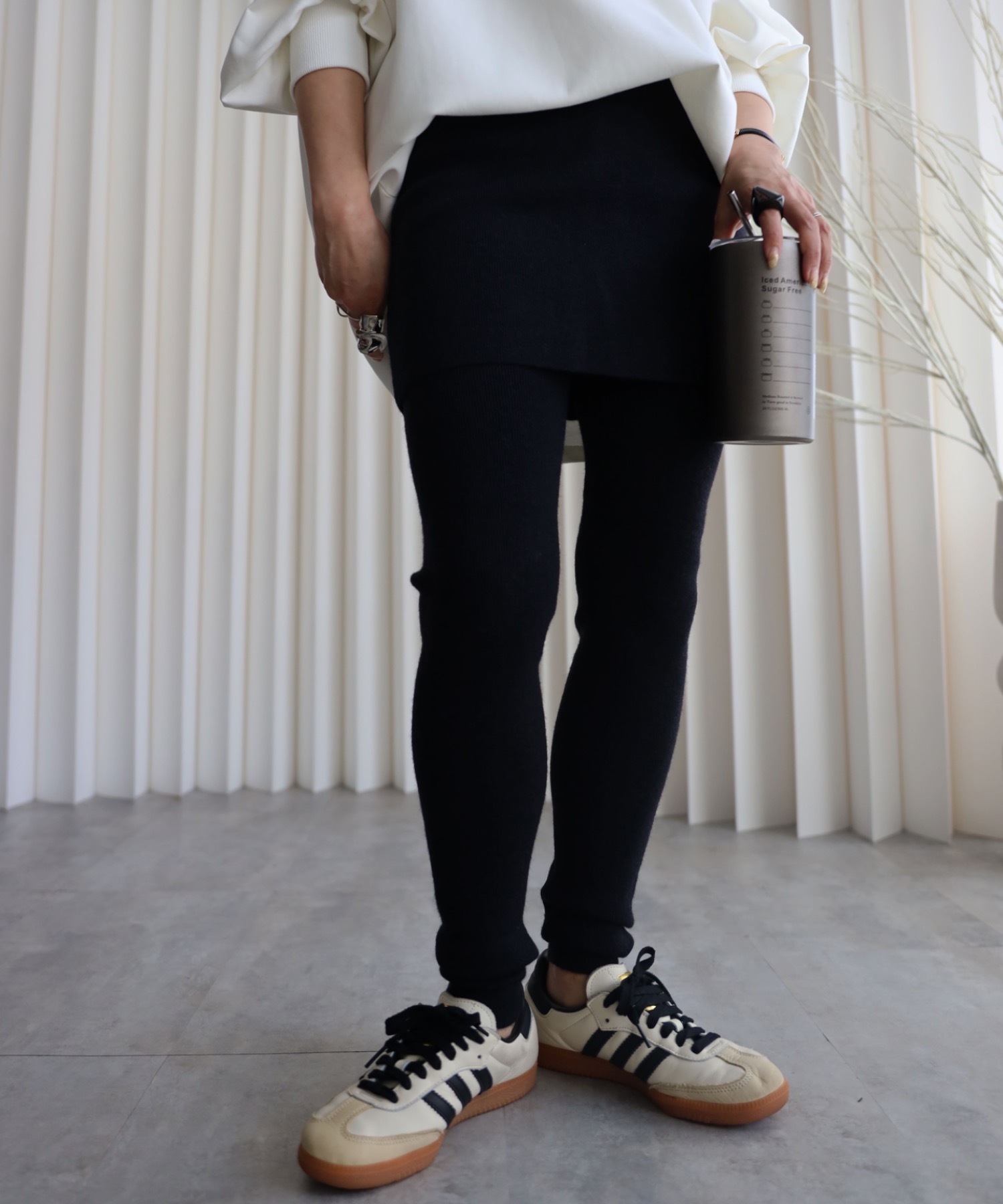 model：155cm. 着用サイズ：FREE