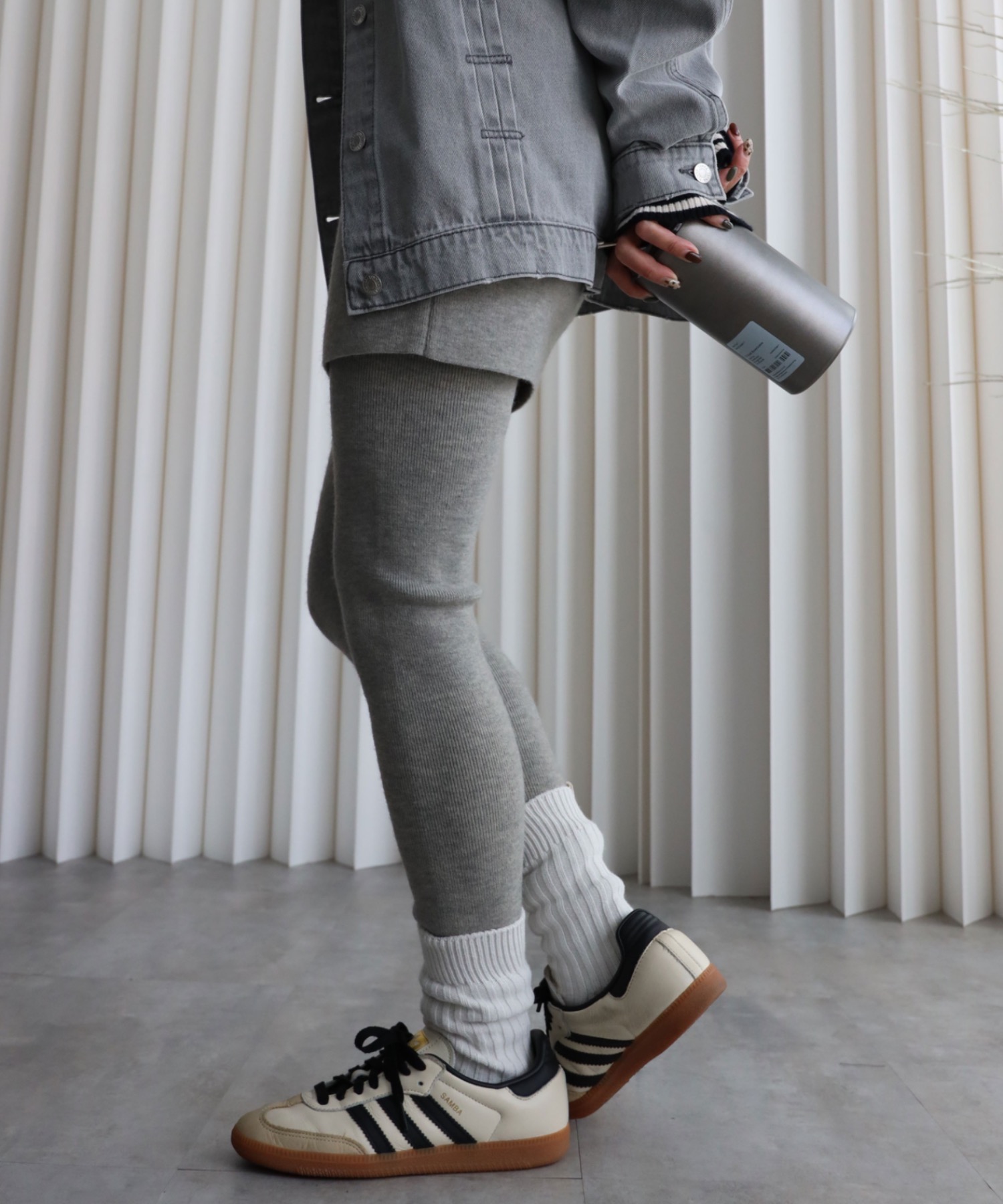 model：155cm. 着用サイズ：FREE