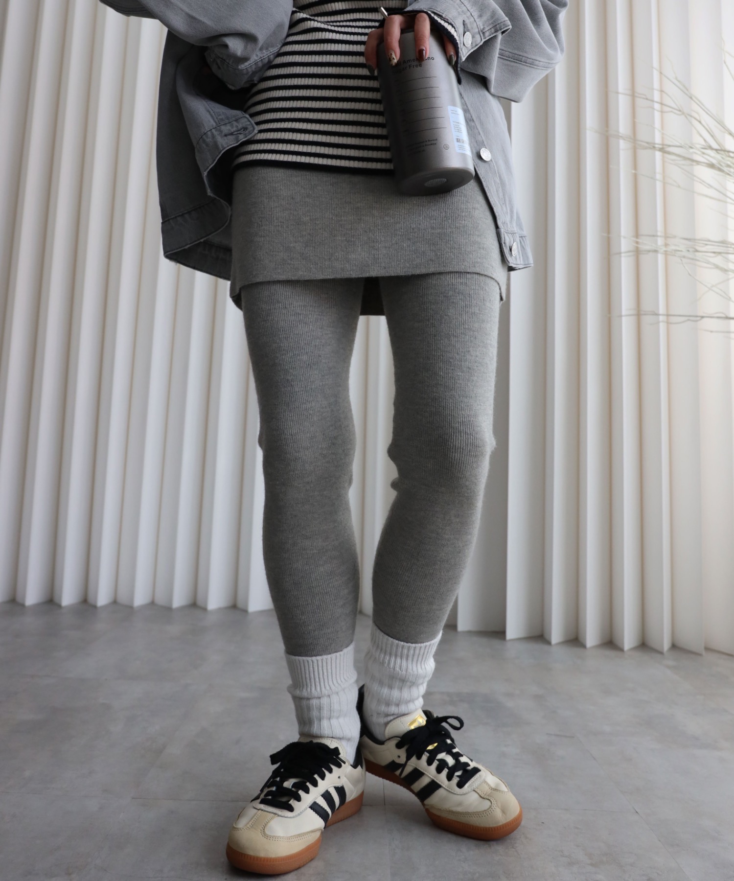 model：155cm. 着用サイズ：FREE