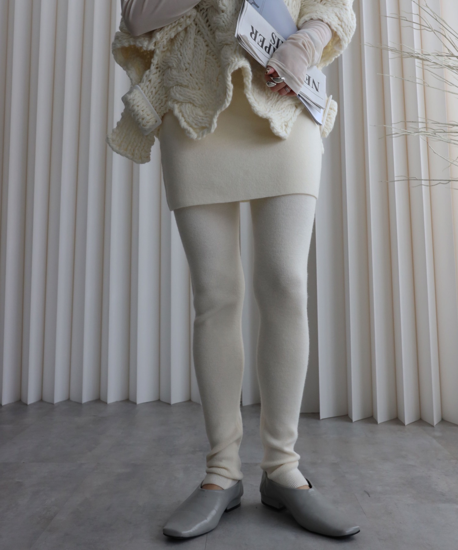 model：155cm. 着用サイズ：FREE
