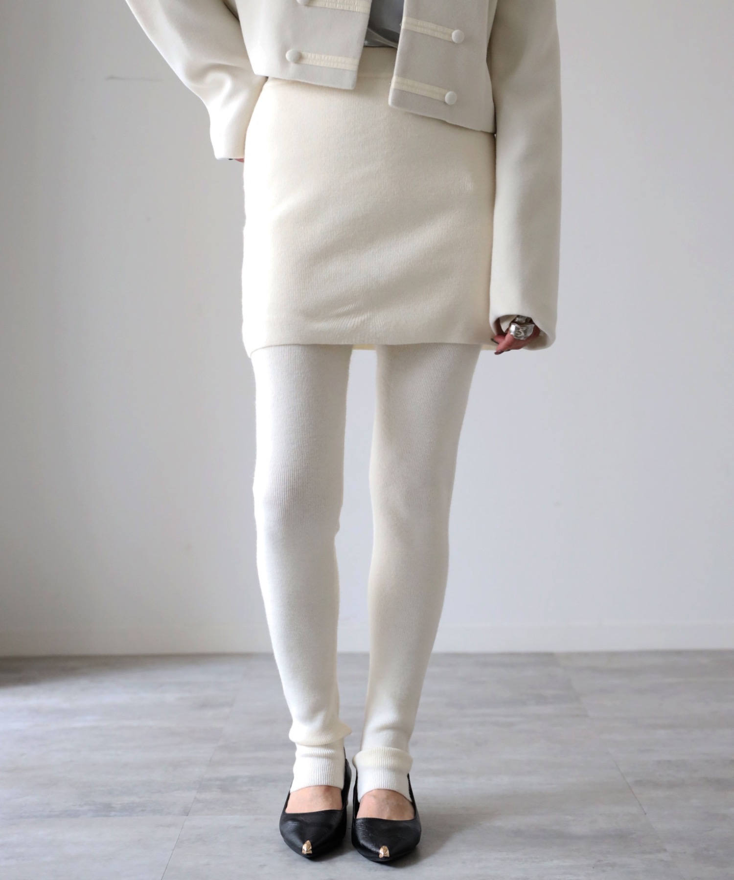 model：155cm. 着用サイズ：FREE
