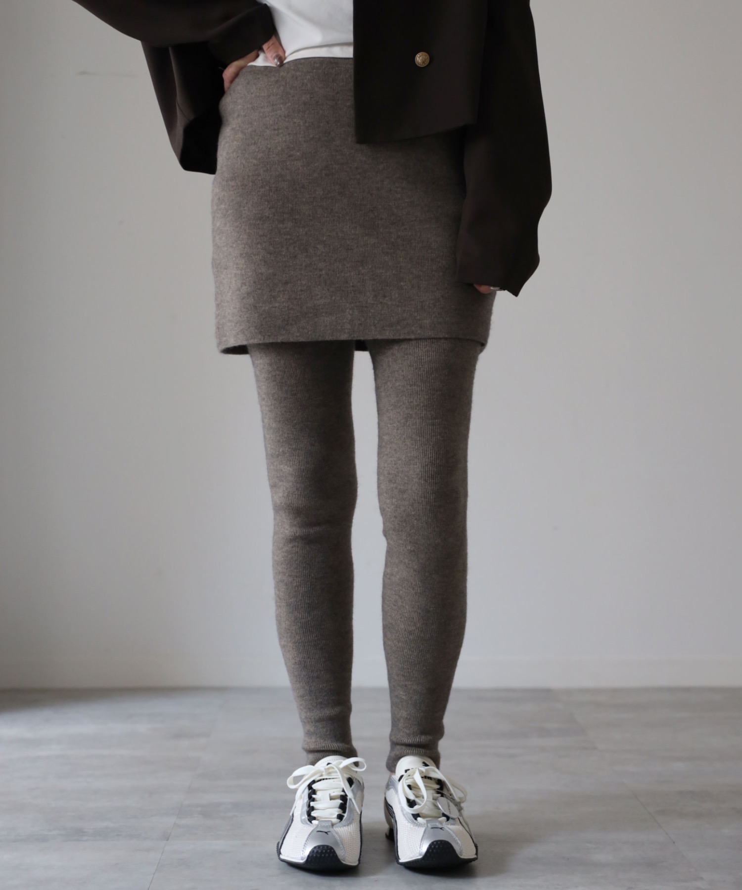 model：155cm. 着用サイズ：FREE