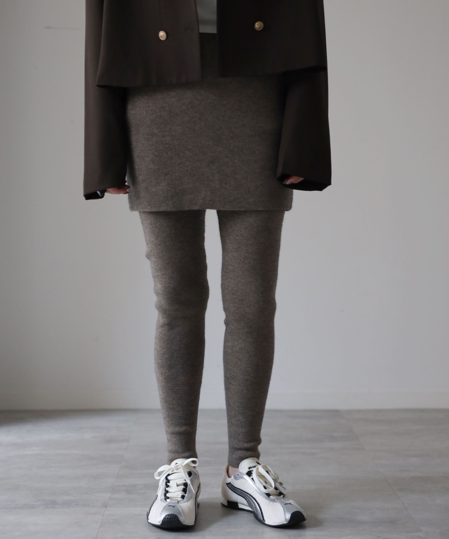 model：155cm. 着用サイズ：FREE
