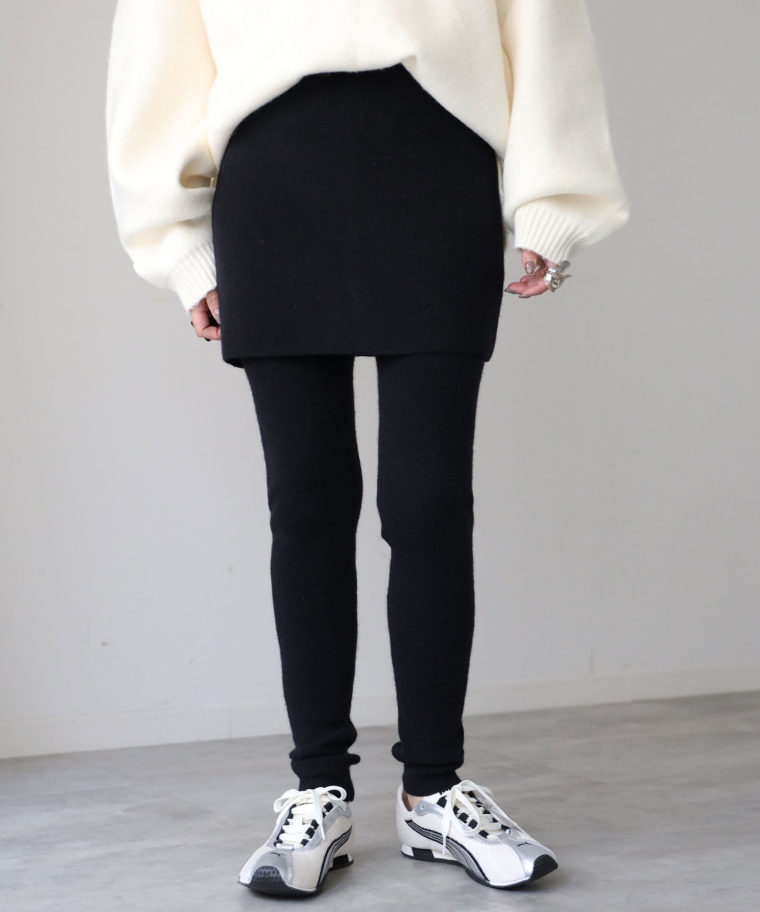 model：155cm. 着用サイズ：FREE