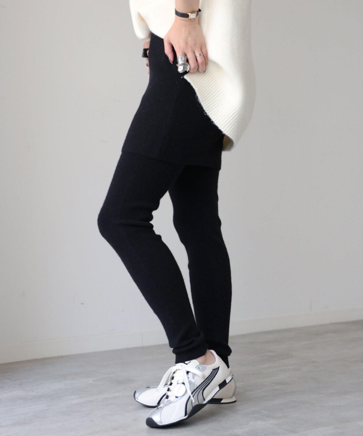 model：155cm. 着用サイズ：FREE