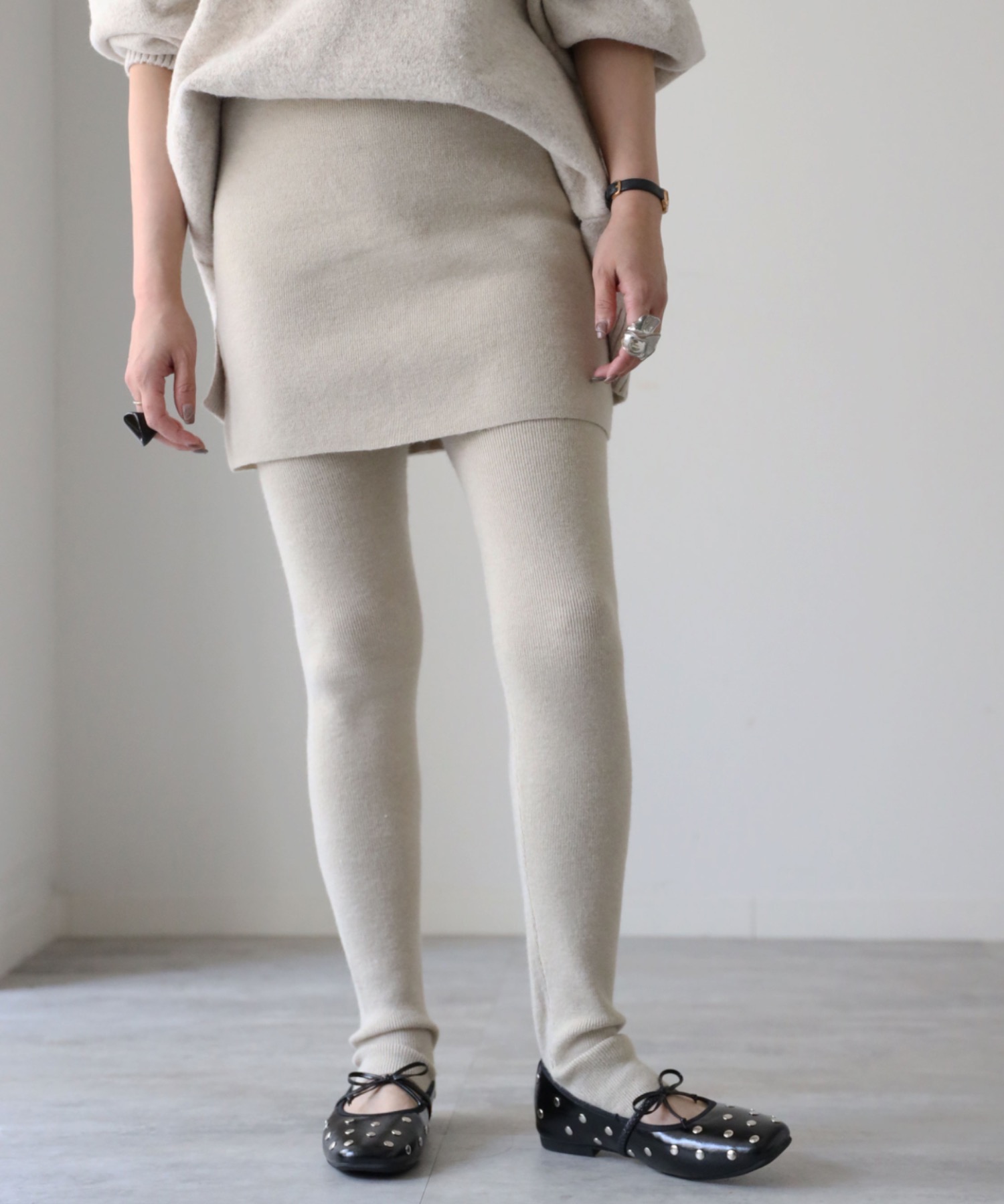 model：155cm. 着用サイズ：FREE