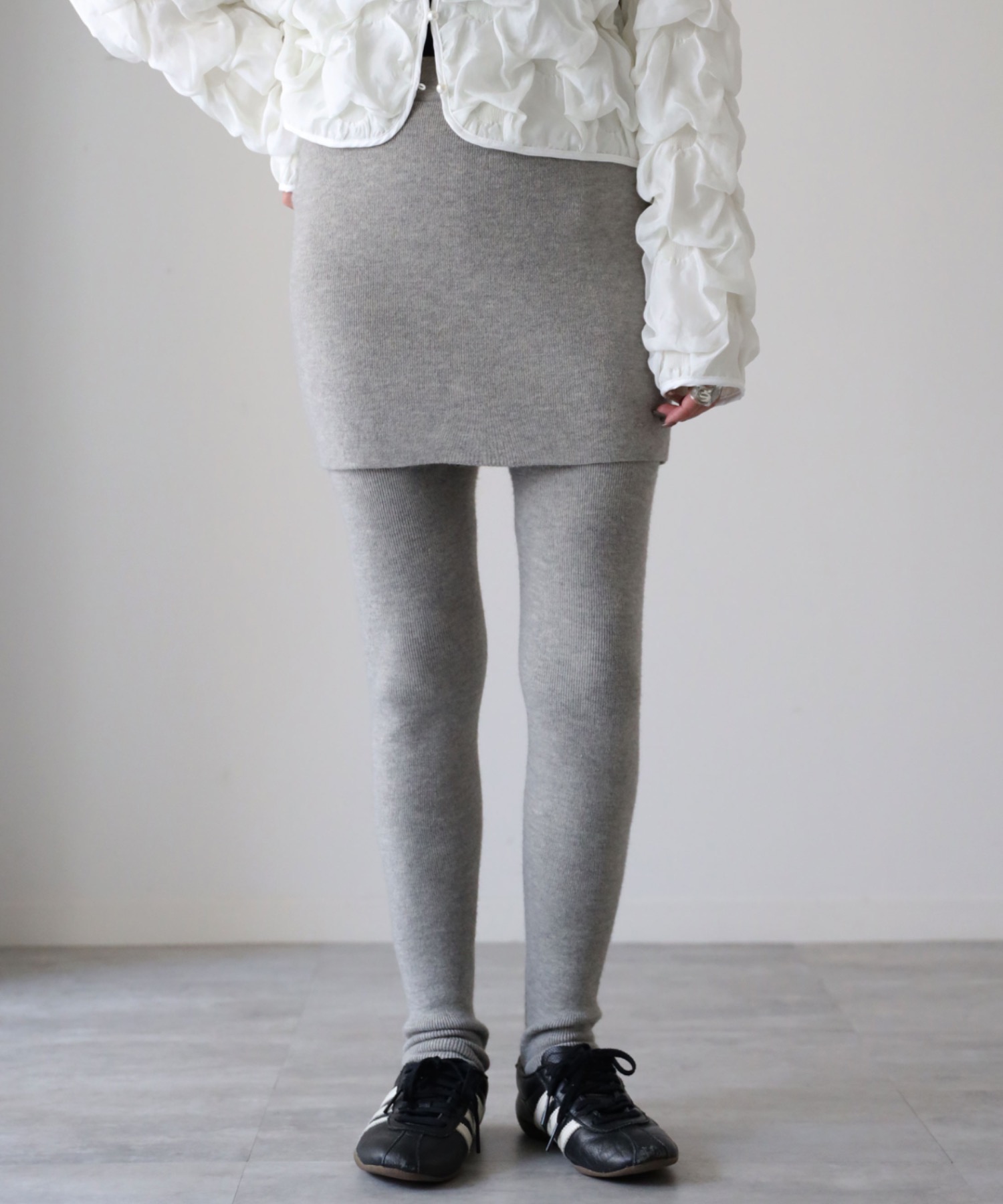 model：155cm. 着用サイズ：FREE