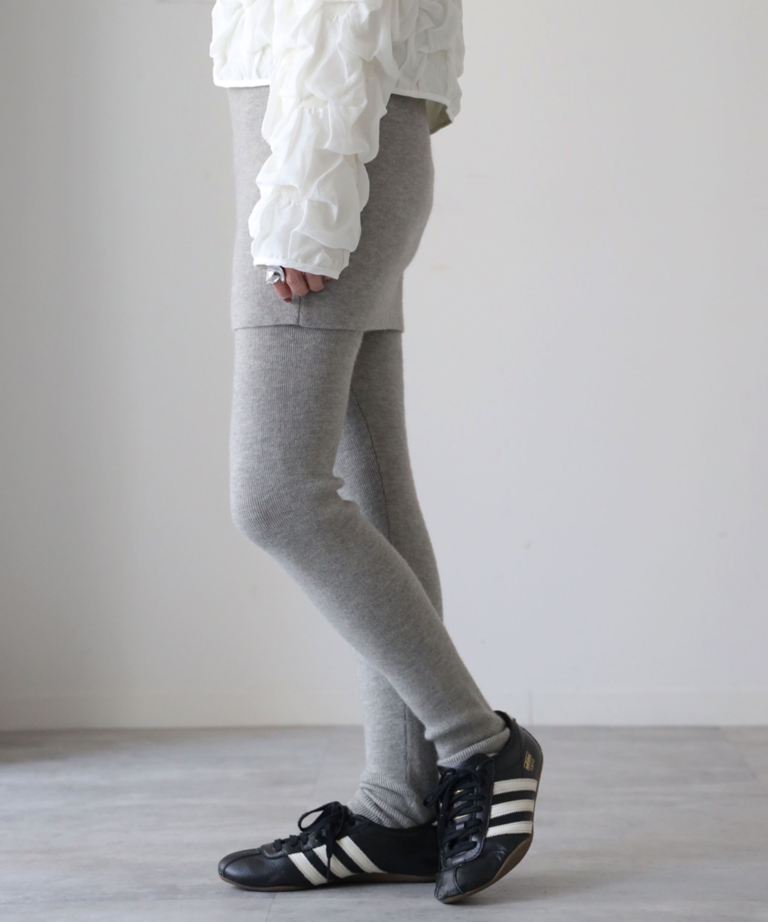 model：155cm. 着用サイズ：FREE