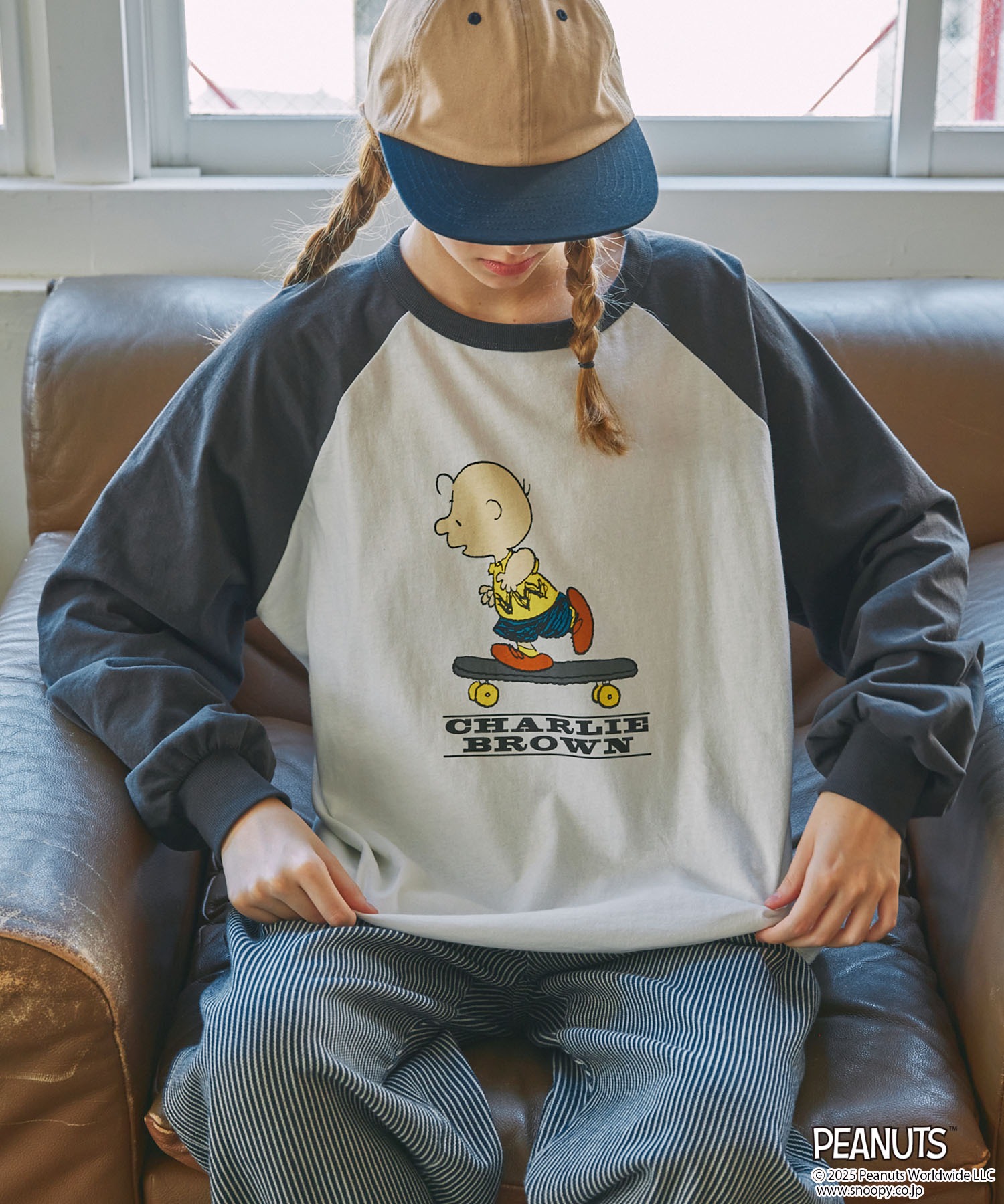 スヌーピー Snoopy リンガー Tシャツ vintage M 希少】ARTEX