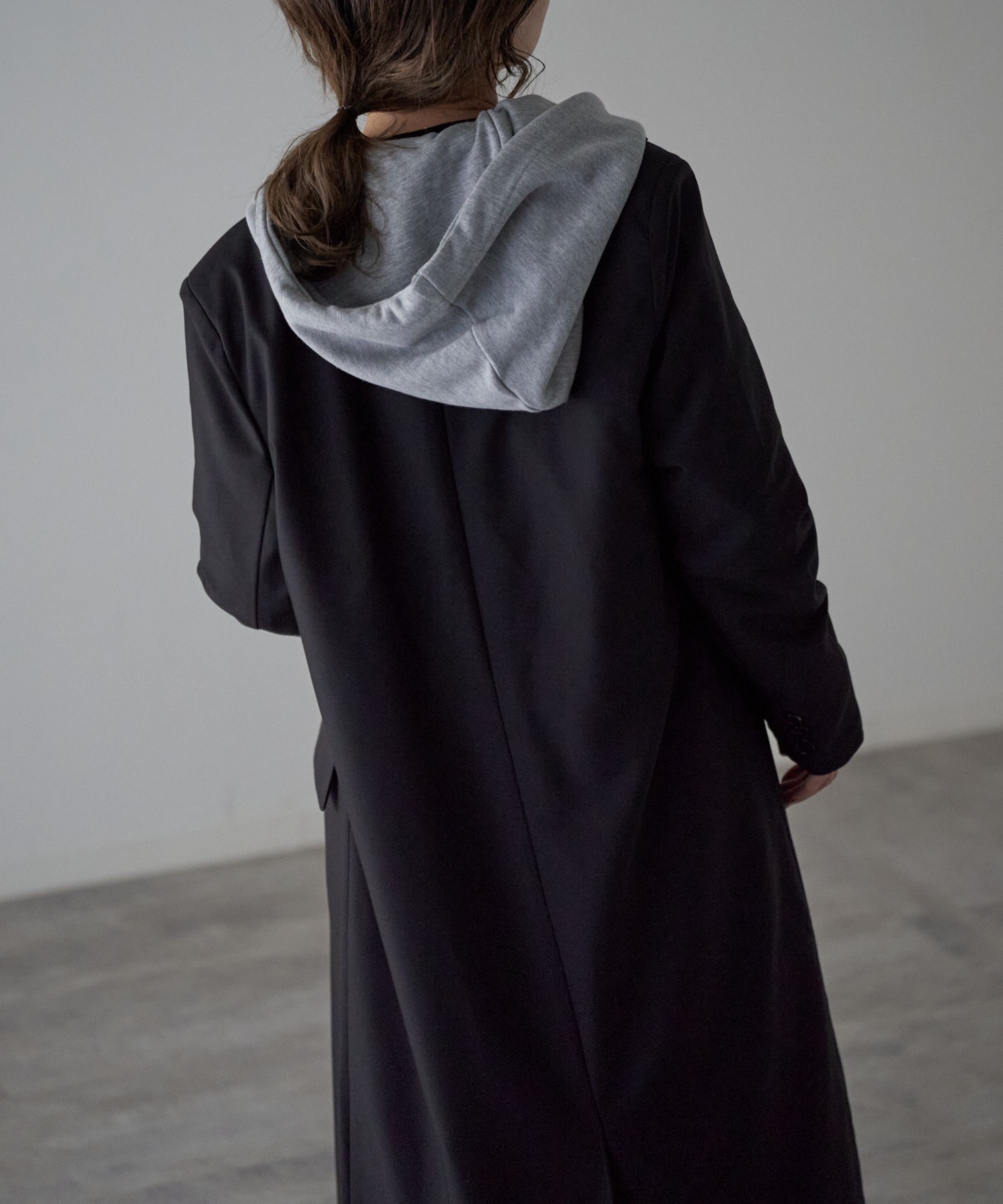 model：163cm. 着用サイズ：FREE