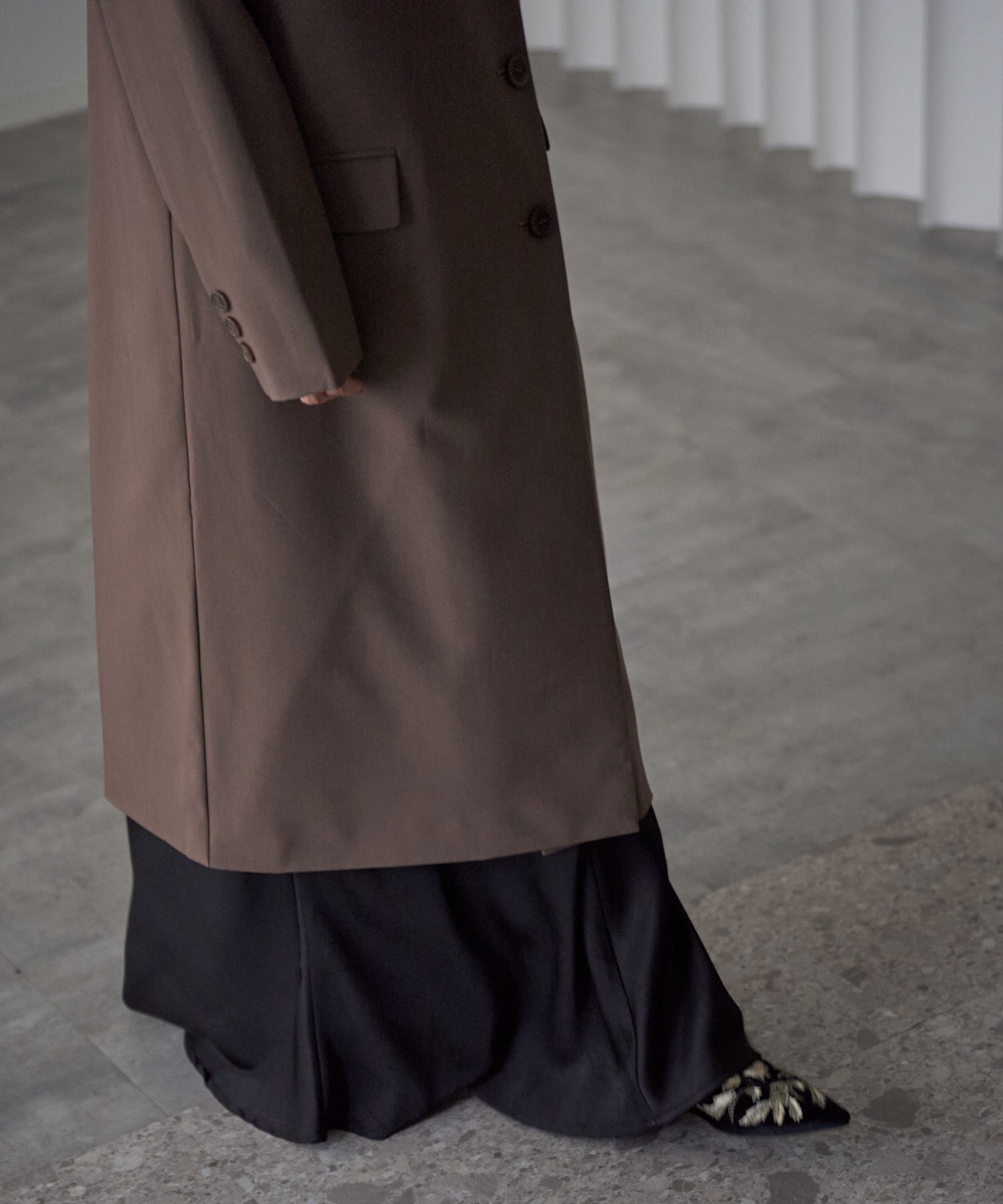 model：163cm. 着用サイズ：FREE