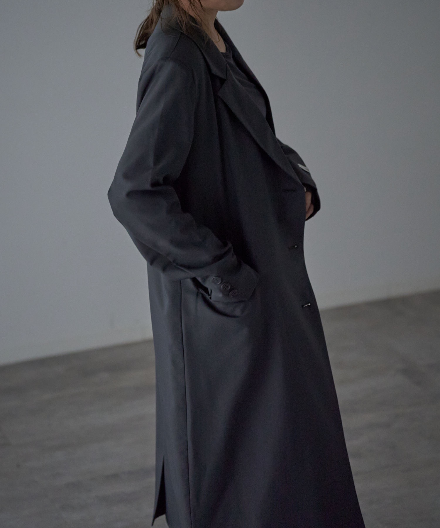 model：163cm. 着用サイズ：FREE