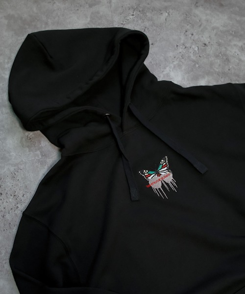 NEVEREVERBAD】Butterfly Embroidered Hoodie NV21S01TP WESTBOY